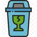 Glass waste  Icon