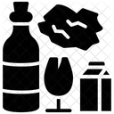 Glass Waste Glass Trash Trash Icon
