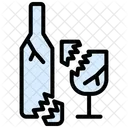 Glass waste  Icon