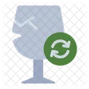 Glass Waste Fragile Glass Icon