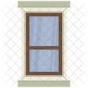 窓枠、窓枠、部屋の窓 アイコン