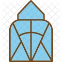 Glass Window Architecture Construction Icon