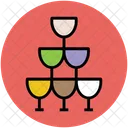 Glasses Wine Drink Icon
