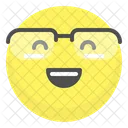 Glasses Happy Smile Icon