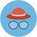 Glasses Hat Tourist Icon