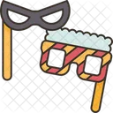 Glasses Fancy Party Icon