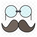 Glasses And Moustache Icon