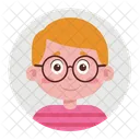 Glasses Boy  Icon