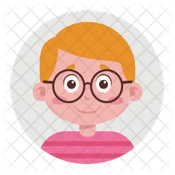 Glasses Boy  Icon