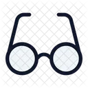 Glasses Circle  Icon