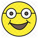 Glasses Emoji Emotion Emoticon Icon
