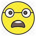 Glasses Emoji Emoticon Smiley Icon