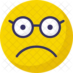 Glasses Face Emoji Icon