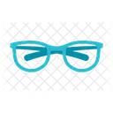 Glasses with blue frame  Icon