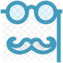 Glasses With Mustaches  Icon