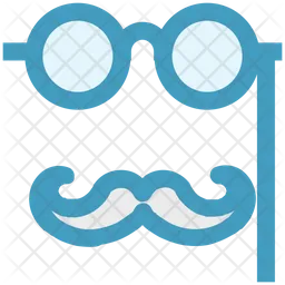 Glasses With Mustaches  Icon