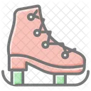 Gleaming Christmas Skating Shoes  Symbol