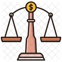 Entscheidung Investition Balance Symbol