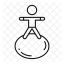 Gleichgewichtsübung  Symbol