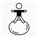 Gleichgewichtsübung  Symbol