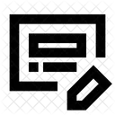 Folie Prasentation Website Symbol