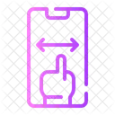 Folie Smartphone Benutzeroberflache Symbol