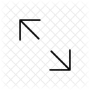 Folie Richtung Pfeil Symbol