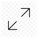 Folie Richtung Pfeil Symbol