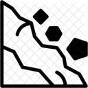 Glissement De Terrain Glissements De Terrain Catastrophe Naturelle Icon