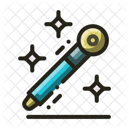 Glitter Pen Icon Of Colored Outline Style Available In Svg Png Eps Ai Icon Fonts