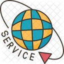 Global Service Worldwide Icon