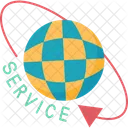 Global Service Worldwide Icon
