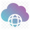 Global Cloud Internet Icon
