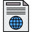 Global Business File Icon