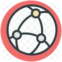 Global Network Planet Icon