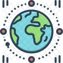 Global Earth Planet Icon