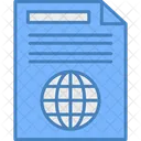 Global Business File Icon