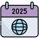 Global Kalender Zeit Symbol