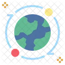 Global Earth Satellite Icon