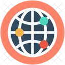 Global Network Coverage Icon