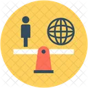 Global Management Globe Icon