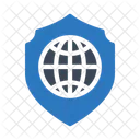 Global Shield Protection Icon