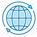Global Globe Arrows Icon