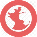 Global Globe Location Icon