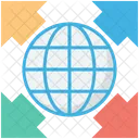 Global Internet Planet Icon