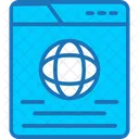 Global Globe Seo Icon