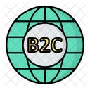 Global B 2 C Planet Icon