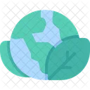Global Leaf Earth Icon