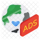 Global Ad Global Advertisement International Ad Icon