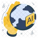 Global Ai Global Technology Artificial Intelligence Icon